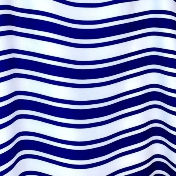 Express Navy and White Striped Racerback Tank Top - Picture 2 of 7